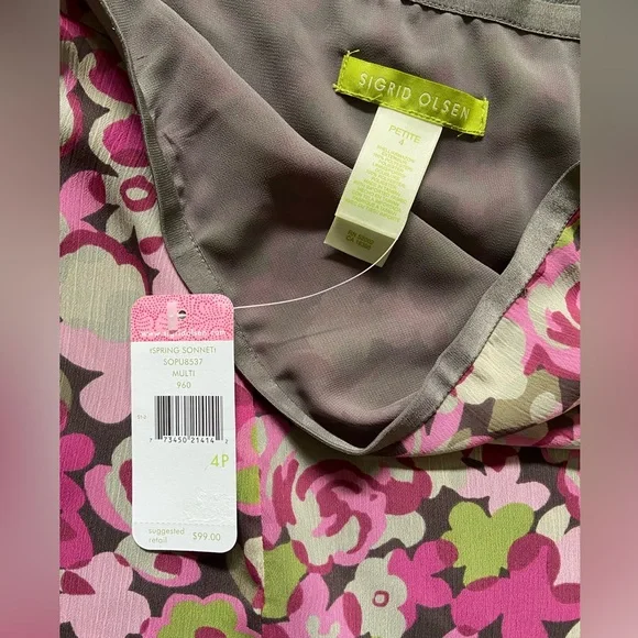 NEW Sigrid Olsen skirt size 4 Petite - Picture 4 of 6